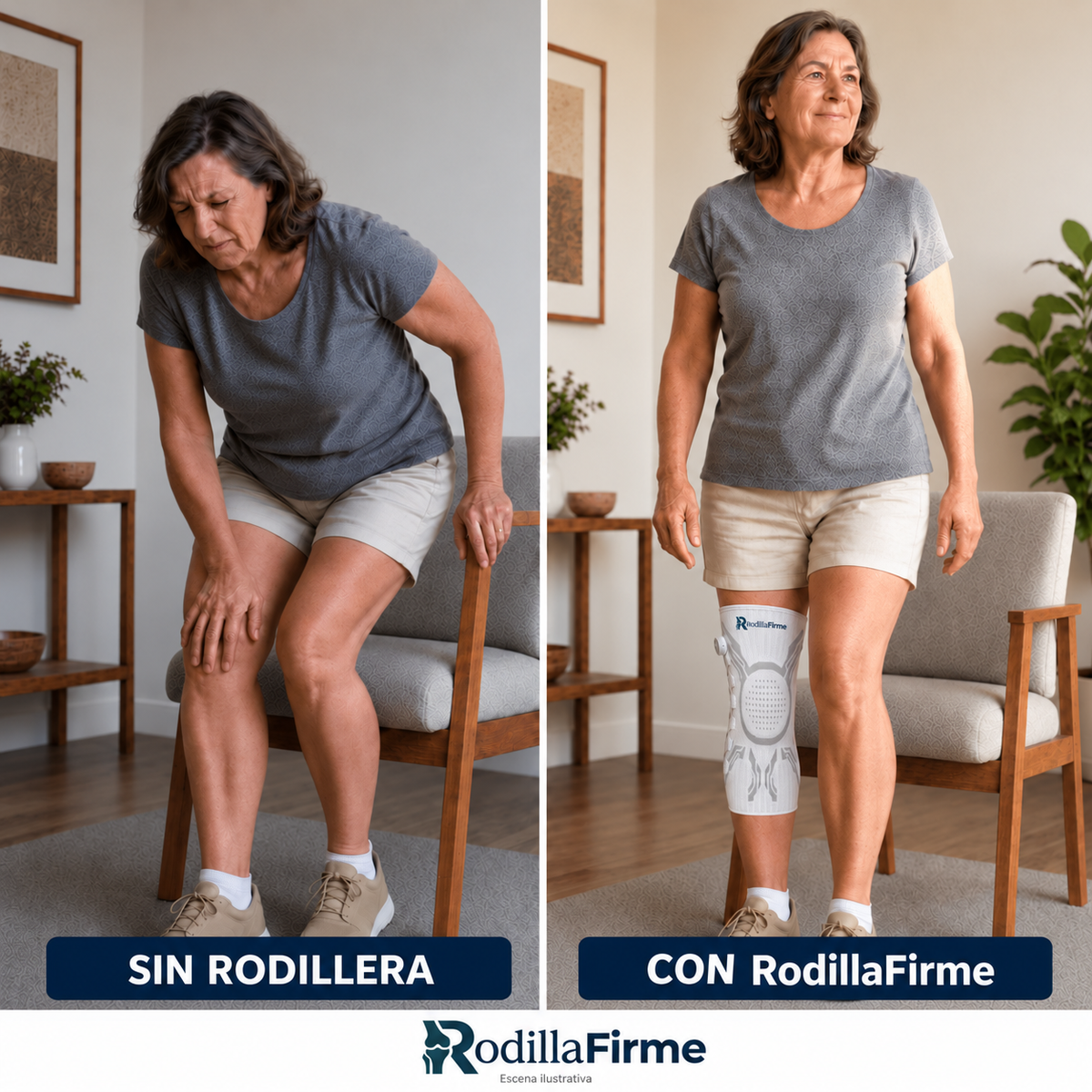 RodillaFirme | Rodillera con dial de ajuste